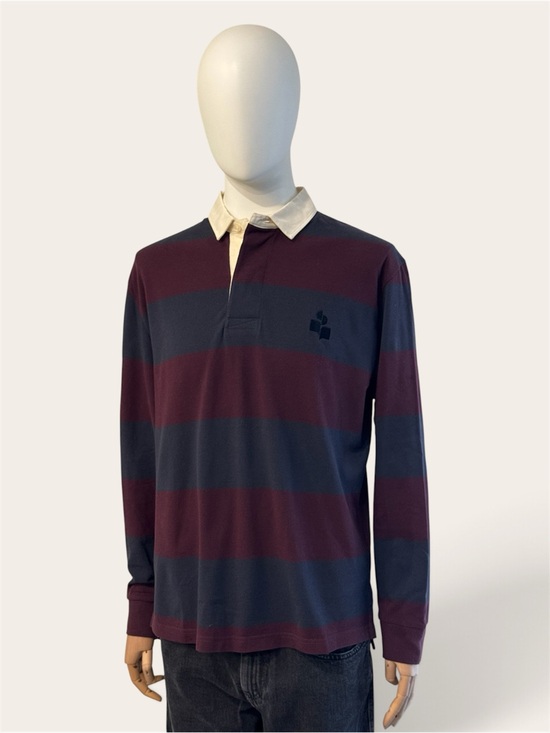 Isabel Marant Other - Men's Long Sleeve - Isabel Marant - Navy & Burgundy - Polo